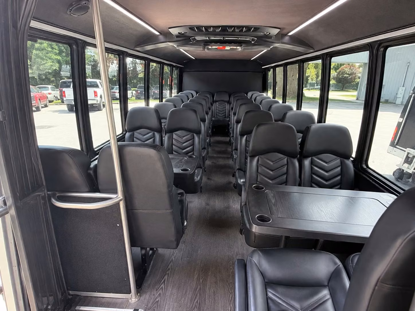 15 passenger minibus interior