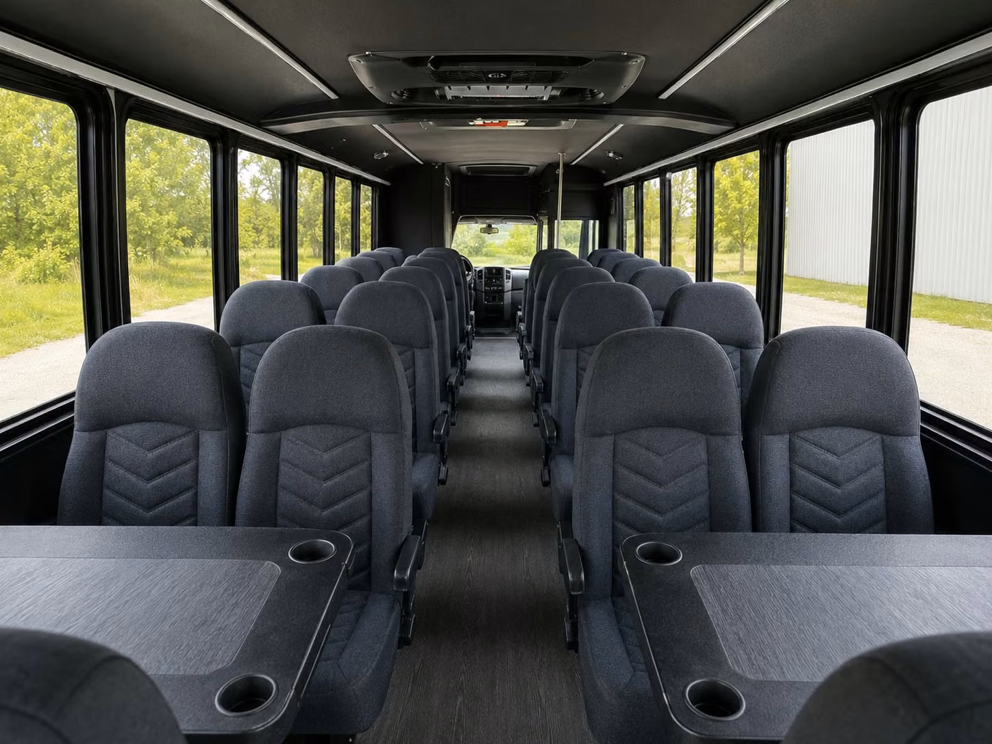 20 passenger minibus inside