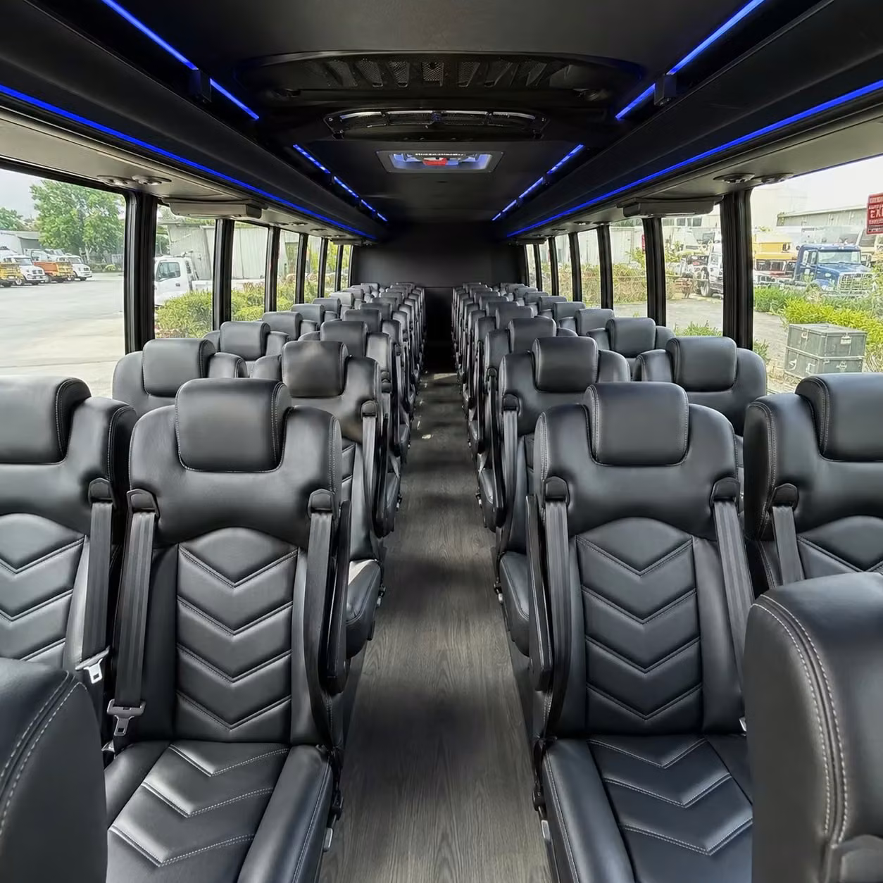 28 passenger minibus inside