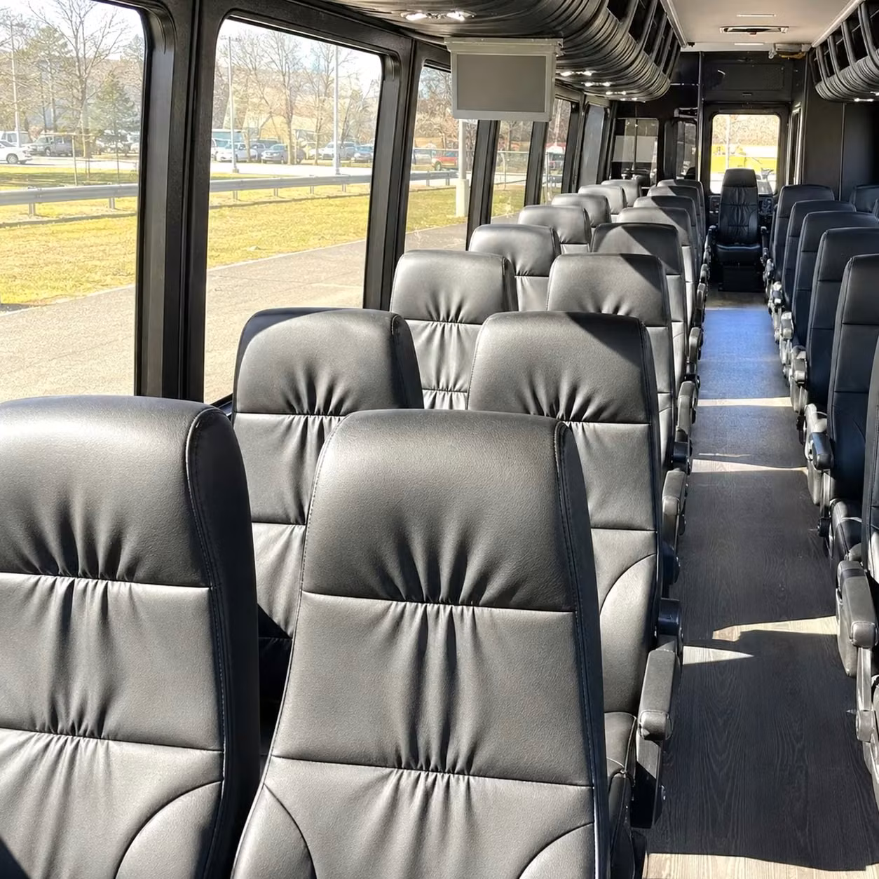 30 passenger minibus inside