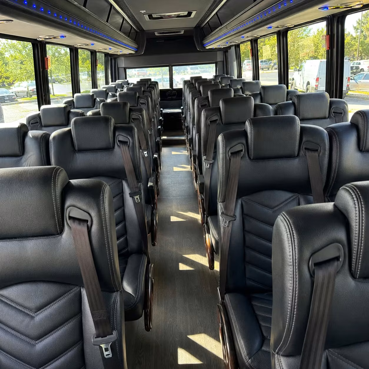 35 passenger minibus inside