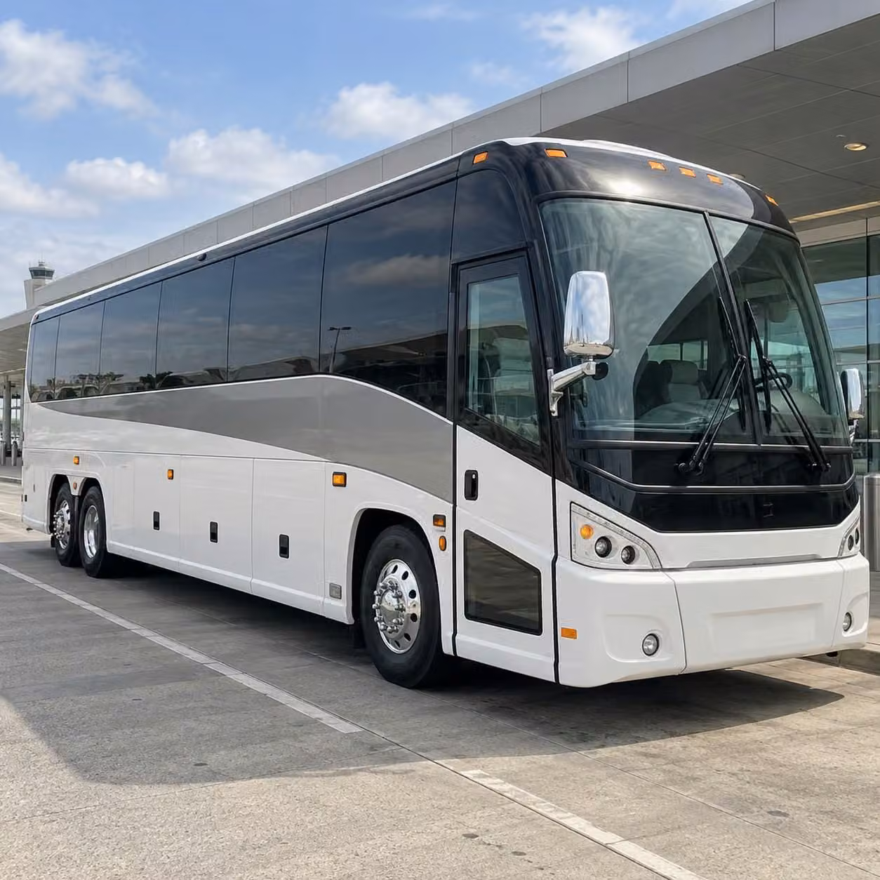 56 passenger charter bus