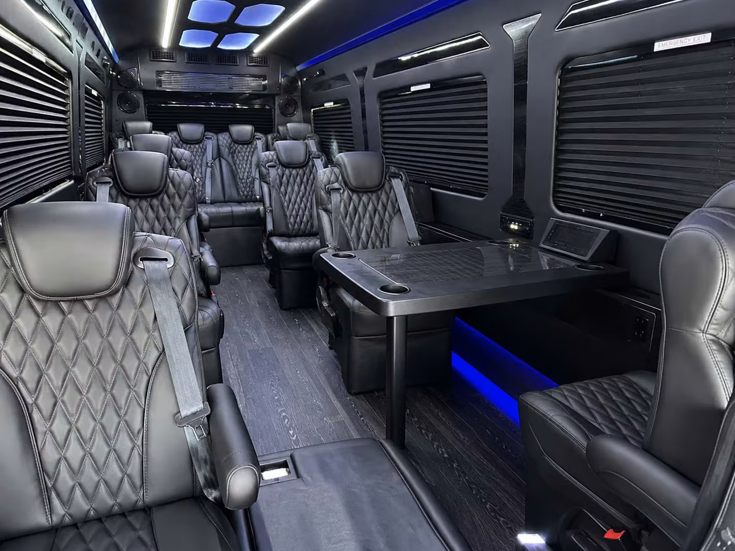sprinter van with driver interior